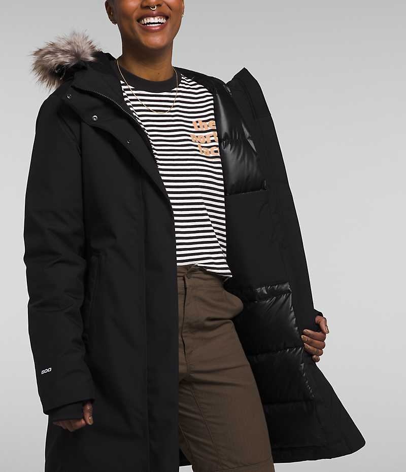 The North Face Arctic Parka Dame Svarte | OSLO DFTWEV