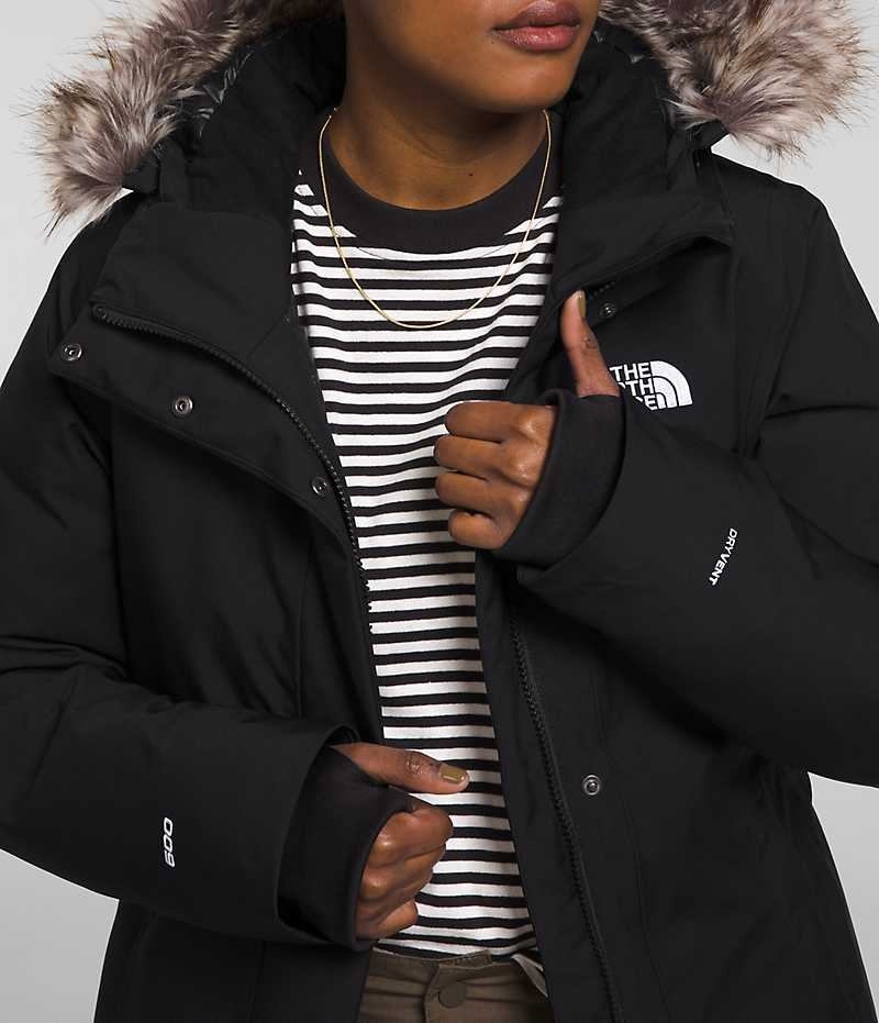 The North Face Arctic Parka Dame Svarte | OSLO DFTWEV