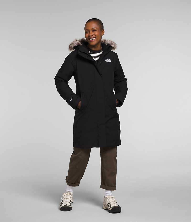 The North Face Arctic Parka Dame Svarte | OSLO DFTWEV