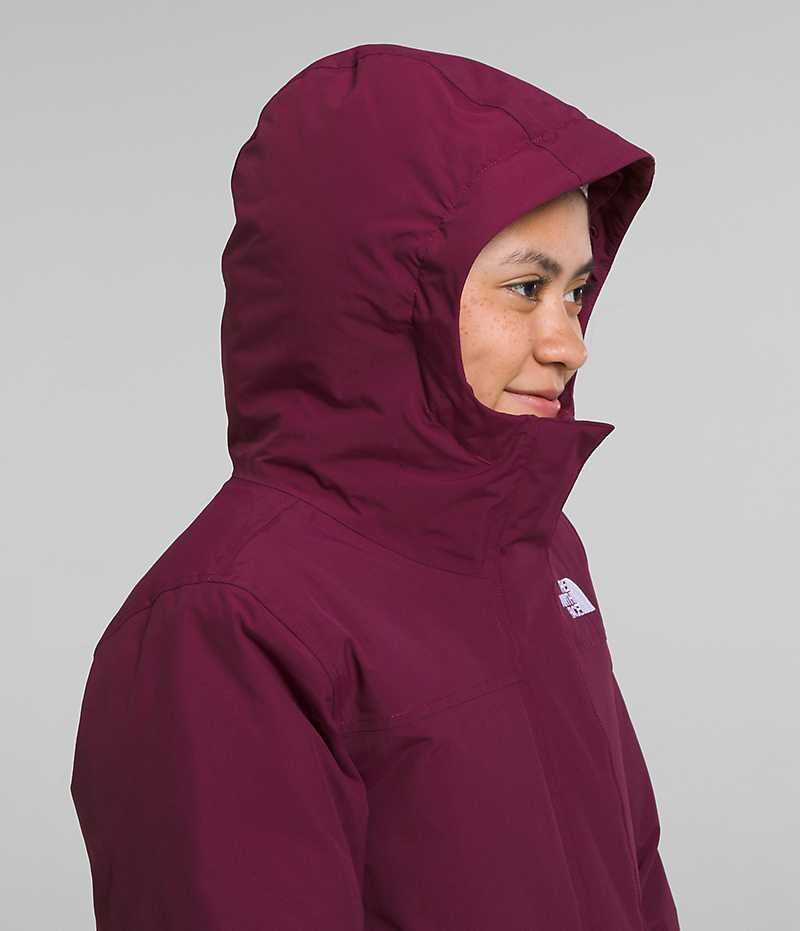 The North Face Arctic Parka Jente Burgunder | NORGE RLUODC