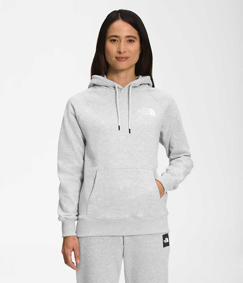 The North Face Box NSE Pullover Hettegenser Dame Lyse Grå | NORGE RZPWHD