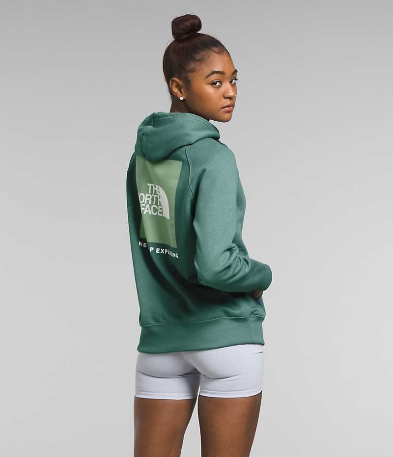 The North Face Box NSE Pullover Hettegenser Dame Grønn | OSLO JCAKQV