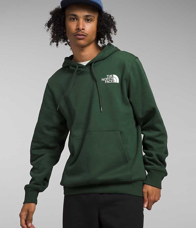 The North Face Box NSE Pullover Hettegenser Herre Grønn | NORGE YXJRBP