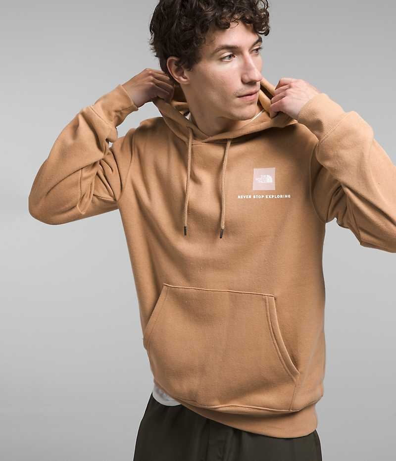 The North Face Box NSE Pullover Hettegenser Herre Khaki | NORGE GPEWXL