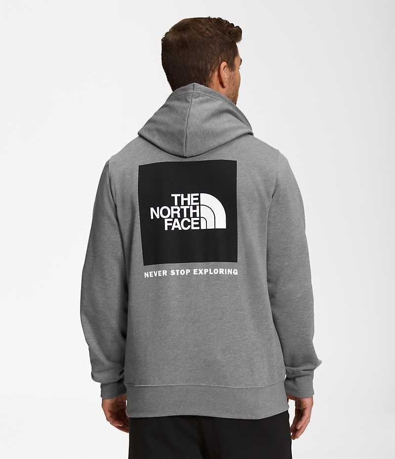 The North Face Box NSE Pullover Hettegenser Herre Grå | NORGE GIXZCF