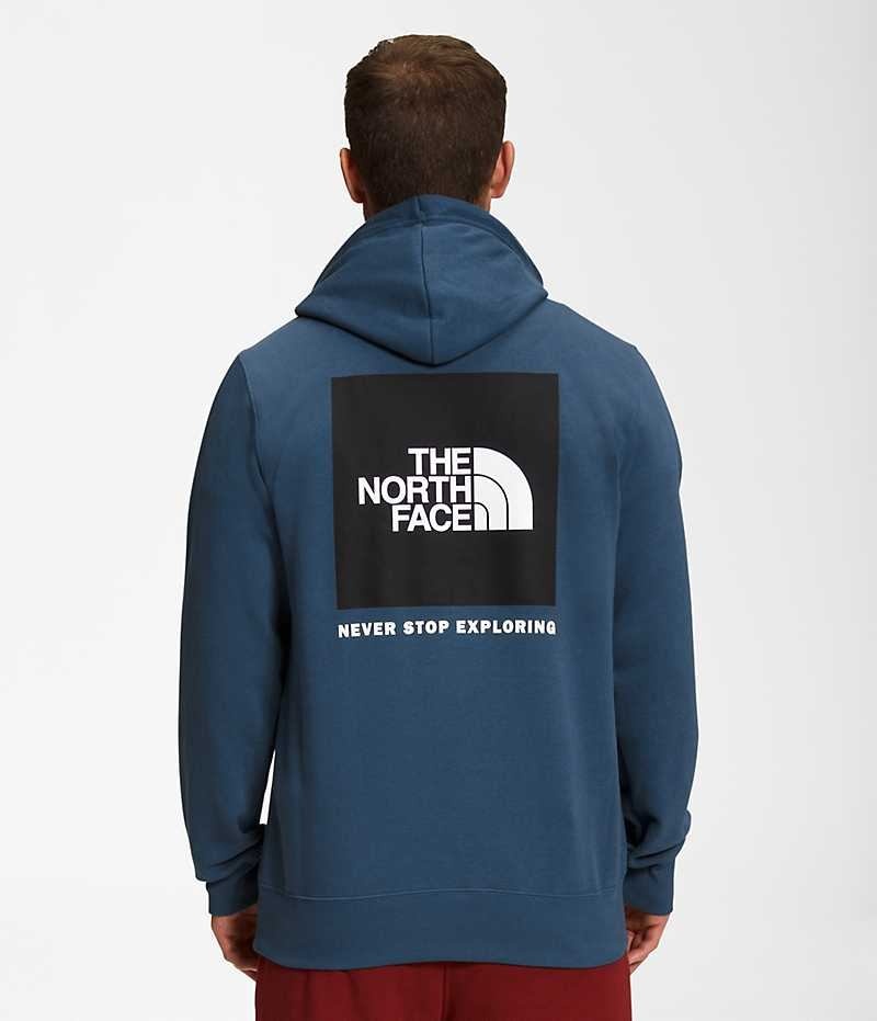 The North Face Box NSE Pullover Hettegenser Herre Blå | OSLO WPMDCU