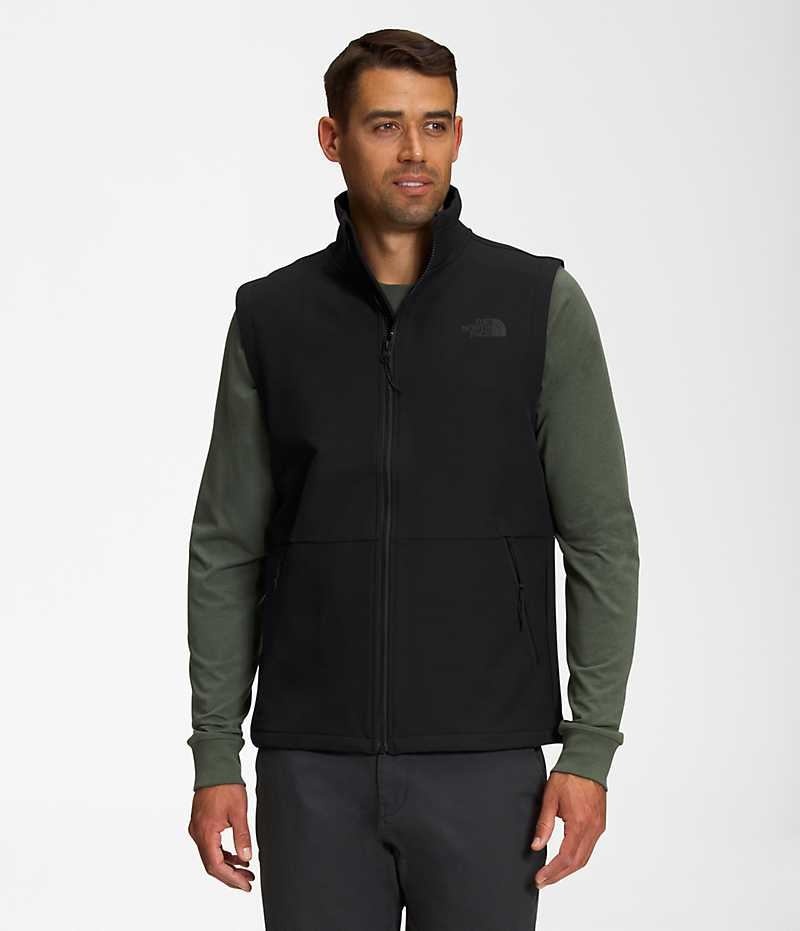 The North Face Camden Soft Shell Vest Herre Svarte | OSLO ITYRBZ