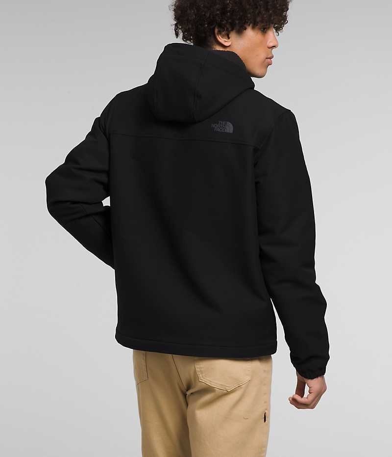 The North Face Camden Thermal Hoodie Softshell Jakke Herre Svarte | OSLO NKUYRF