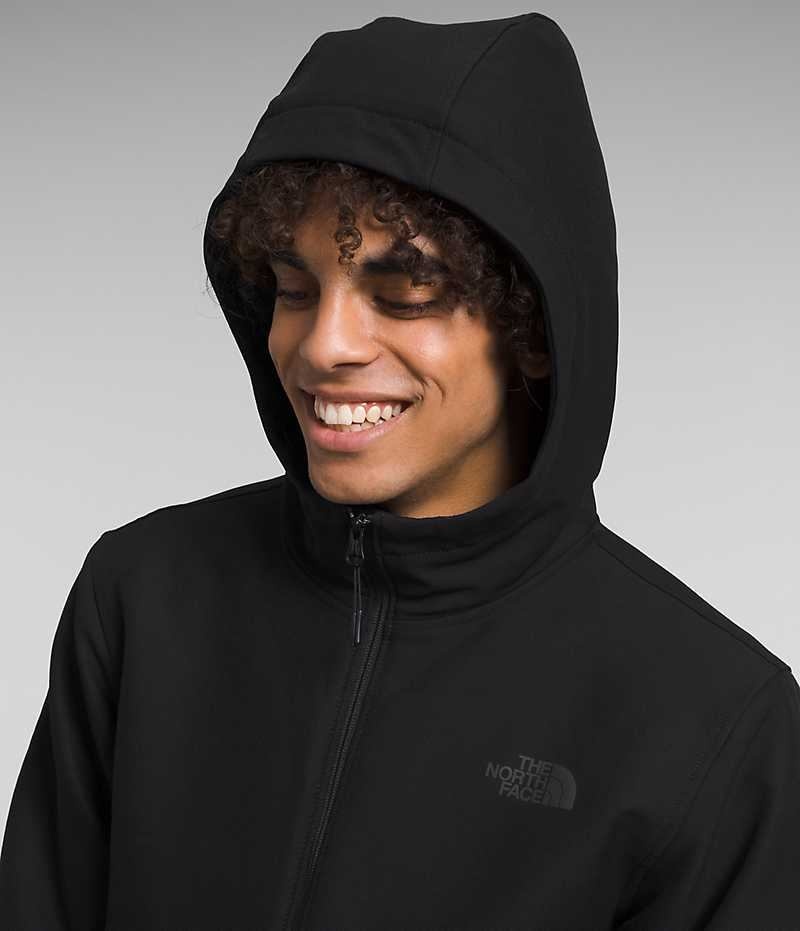 The North Face Camden Thermal Hoodie Softshell Jakke Herre Svarte | OSLO NKUYRF