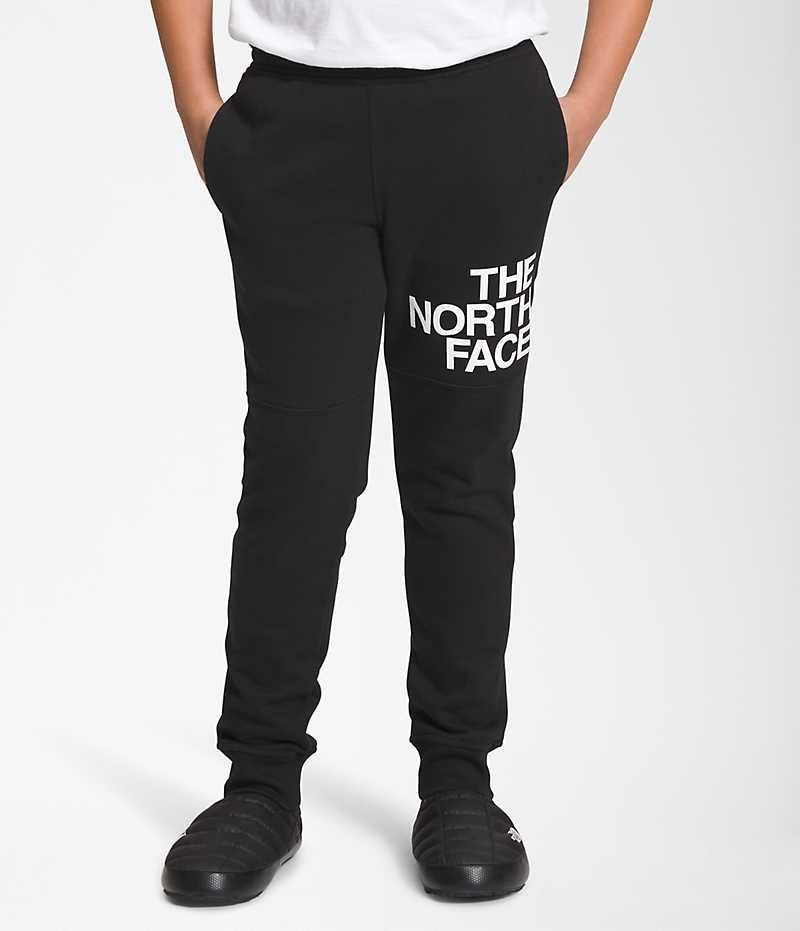 The North Face Camp Fleece Joggebukser Gutt Svarte | NORGE PTBFJG