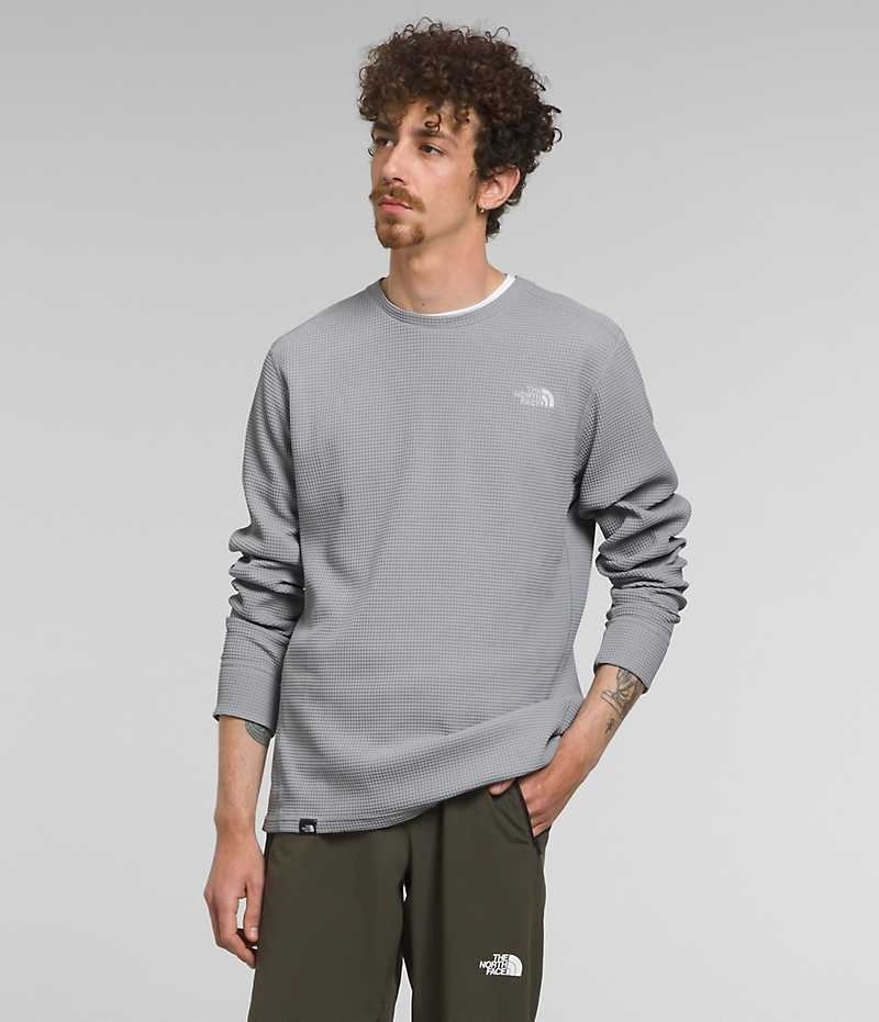 The North Face Canyon Fog Thermal Long Sleeve Pullover Herre Grå | NORGE PTFURG