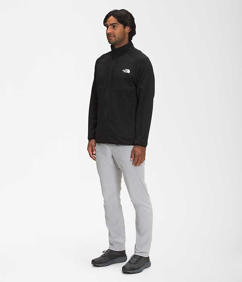 The North Face Canyonlands Full-Zip Fleecejakker Herre Svarte | OSLO GOESKR