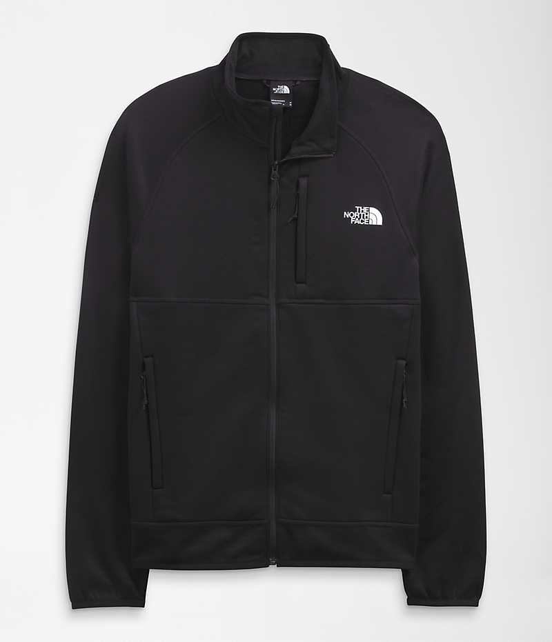 The North Face Canyonlands Full-Zip Fleecejakker Herre Svarte | OSLO GOESKR