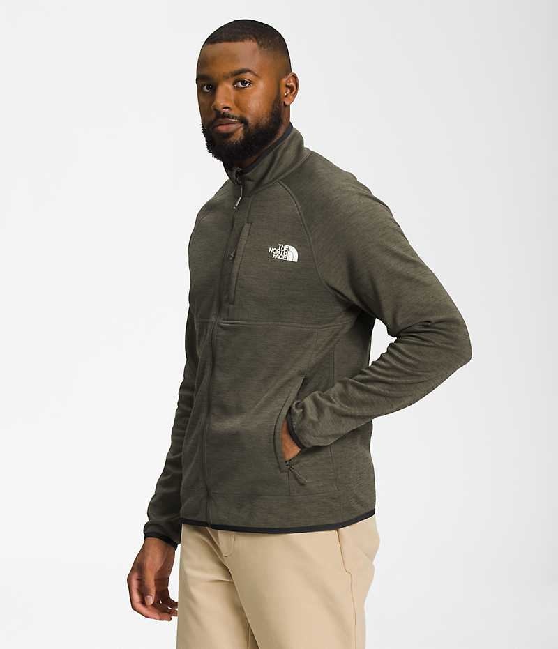 The North Face Canyonlands Full-Zip Fleecejakker Herre Olivengrønne | OSLO YQZORC