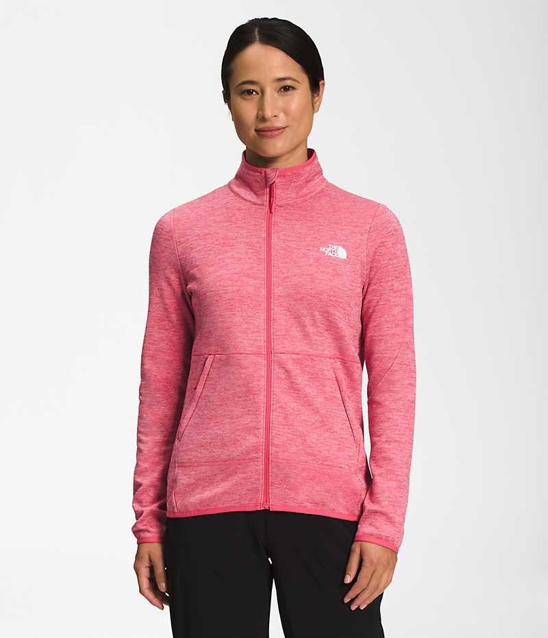 The North Face Canyonlands Full-Zip Fleecejakker Dame Rosa | NORGE CNEMWA