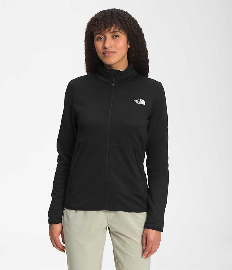 The North Face Canyonlands Full-Zip Fleecejakker Dame Svarte | OSLO OWBAHR