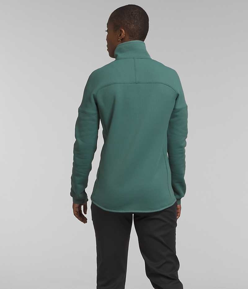 The North Face Canyonlands High Altitude ½-Zip Sweatshirt Dame Grønn | NORGE LCASGR