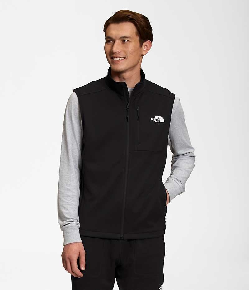 The North Face Canyonlands Vest Herre Svarte | NORGE SIXOYB