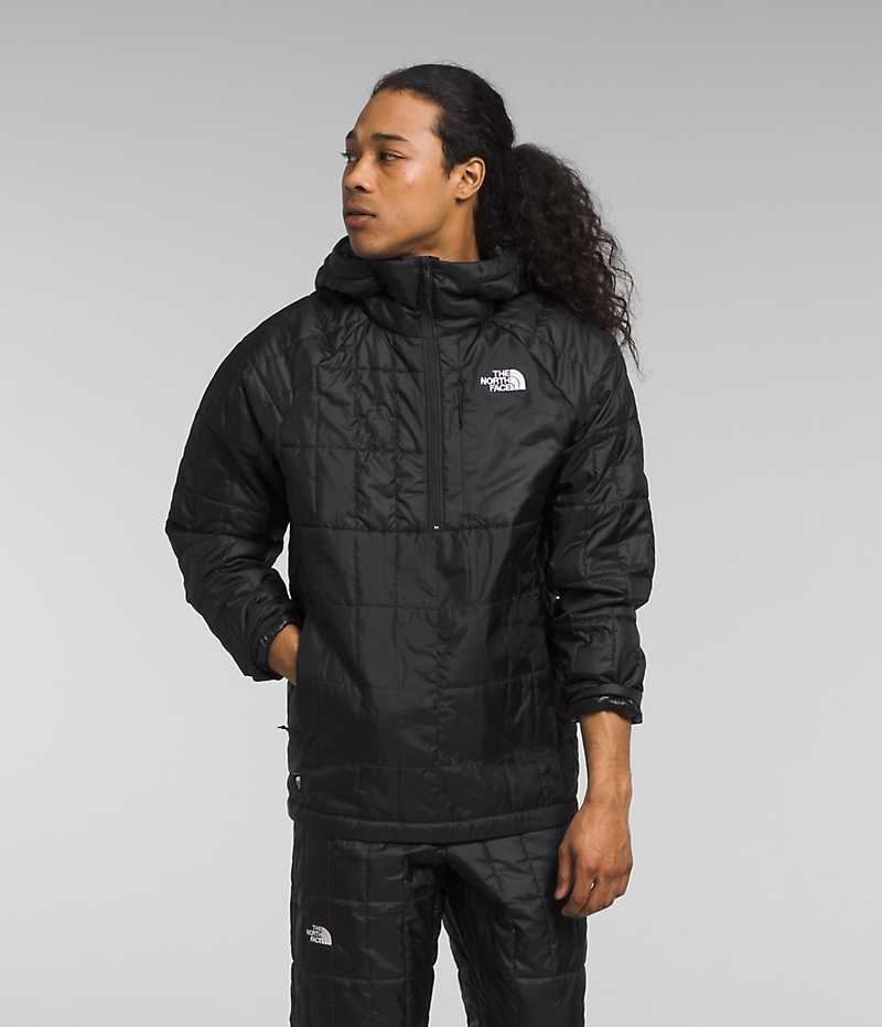 The North Face Circaloft ¼-Zip Pullover Dunjakke Herre Svarte | NORGE KFVESU