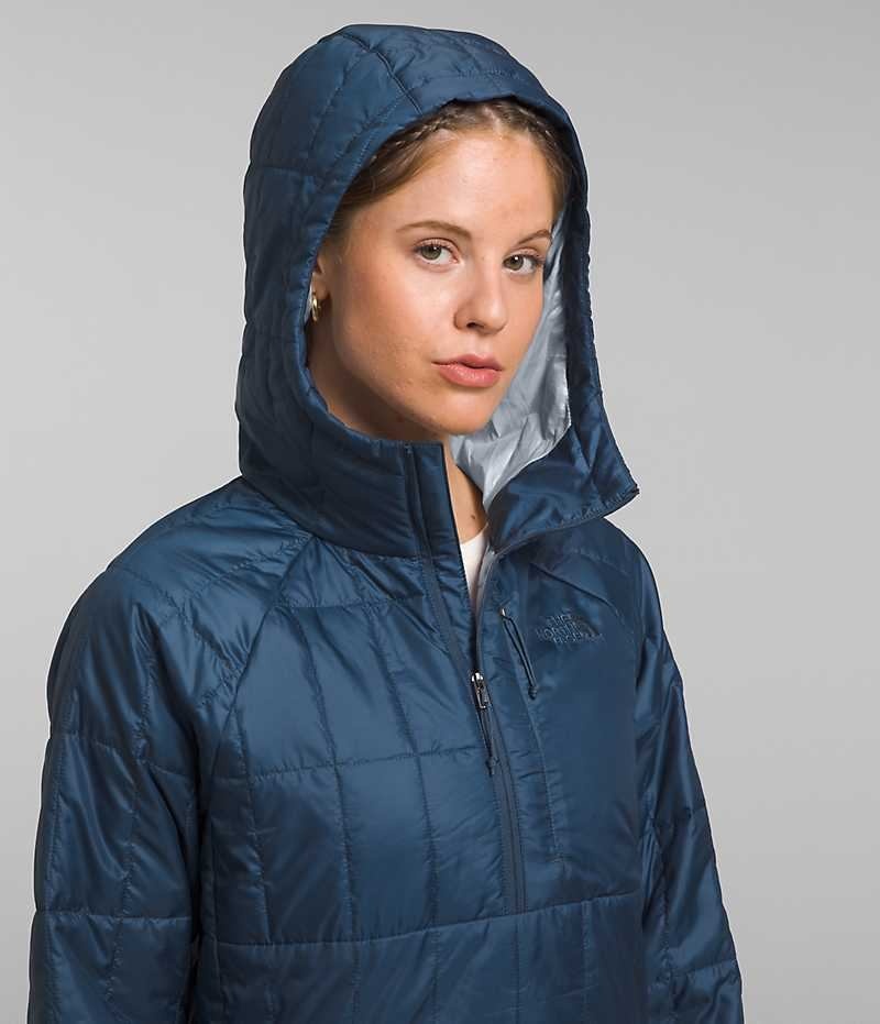 The North Face Circaloft ¼-Zip Pullover Dunjakke Dame Blå | OSLO JWPORD