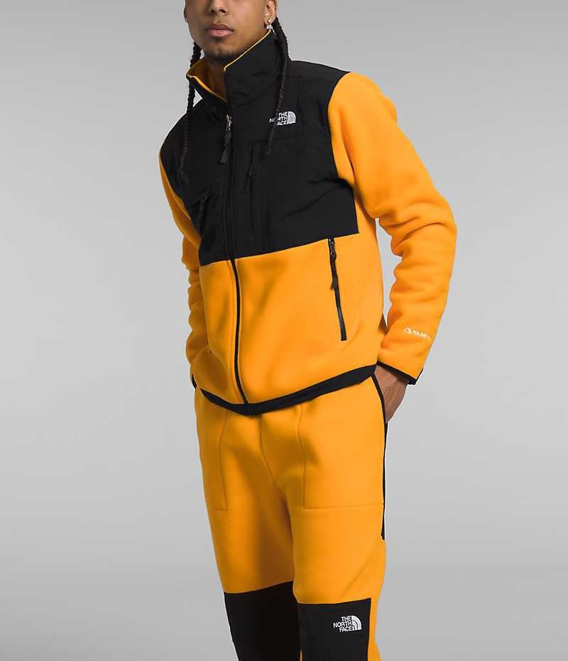 The North Face Denali Fleecejakker Herre Gull Svarte | OSLO IFDPAK