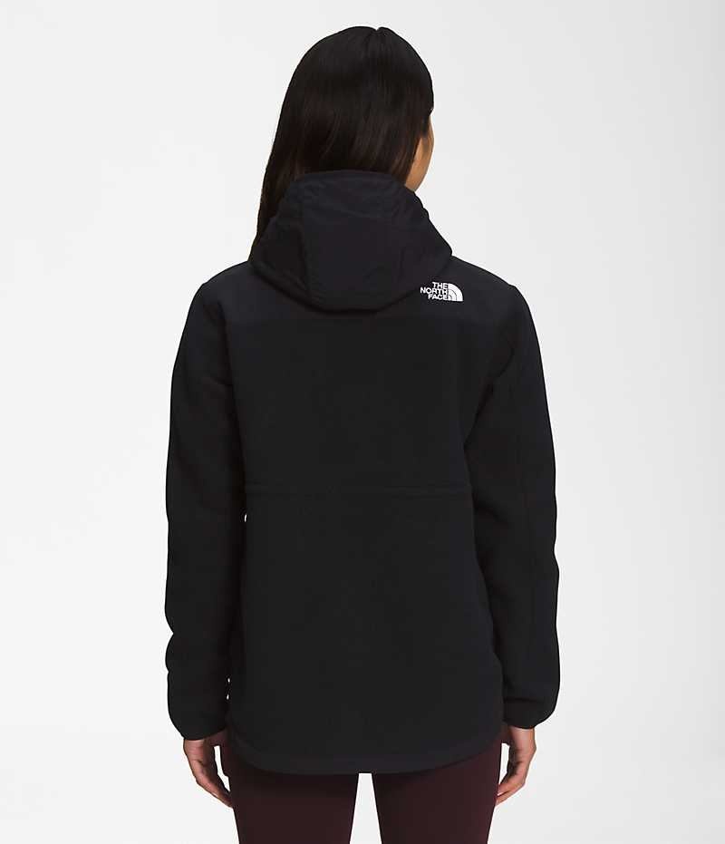 The North Face Denali Hoodie Fleecejakker Dame Svarte | OSLO XREUYZ