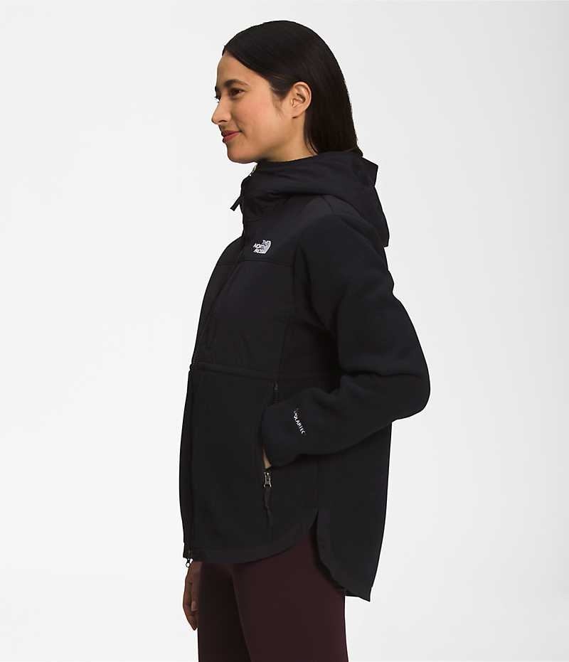 The North Face Denali Hoodie Fleecejakker Dame Svarte | OSLO XREUYZ