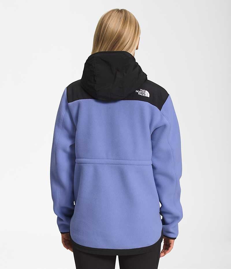 The North Face Denali Hoodie Fleecejakker Dame Svarte Blå | OSLO UBOTZH