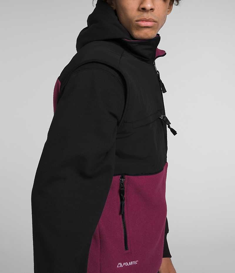 The North Face Denali Vest Herre Fuchsia Svarte | OSLO UKTOEY