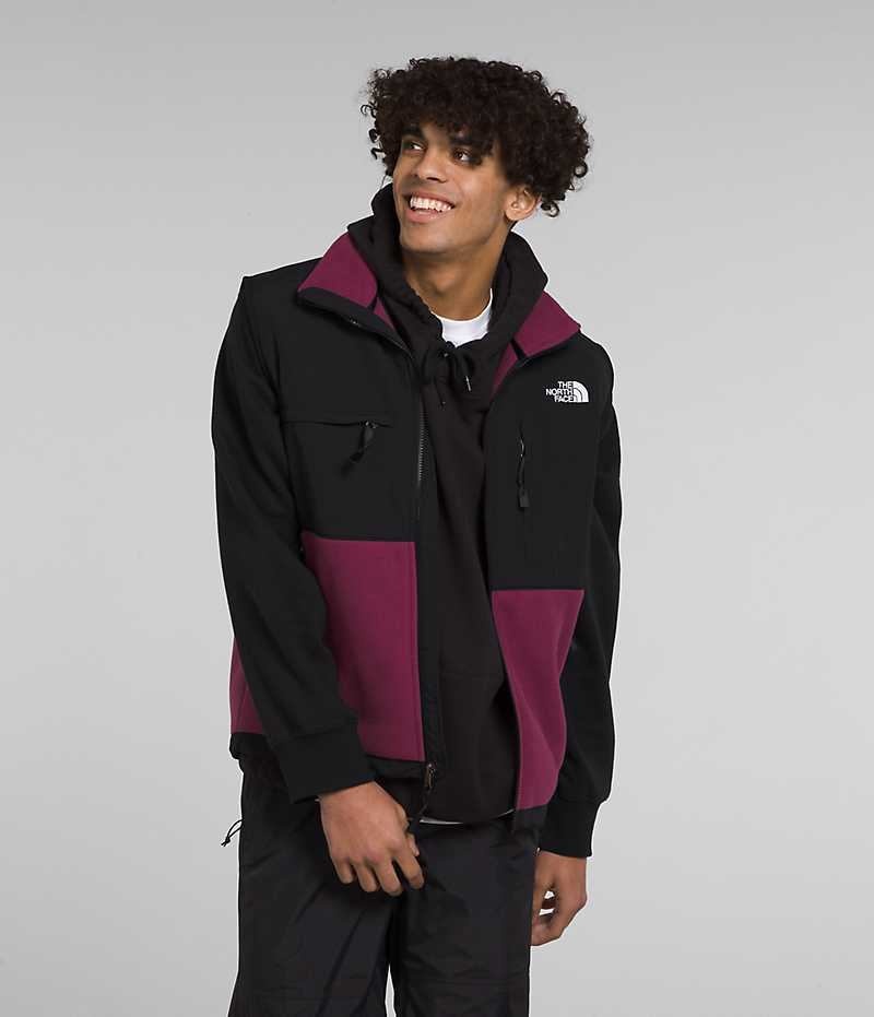 The North Face Denali Vest Herre Fuchsia Svarte | OSLO UKTOEY