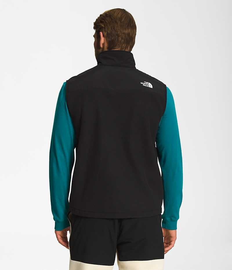 The North Face Denali Vest Herre Svarte | NORGE DEKAML