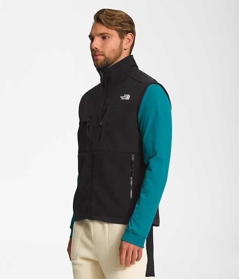 The North Face Denali Vest Herre Svarte | NORGE DEKAML