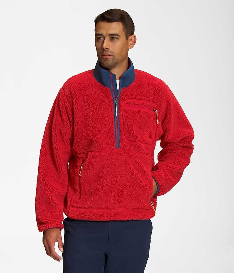 The North Face Extreme Pile Pullover Herre Rød | OSLO CHKBRL