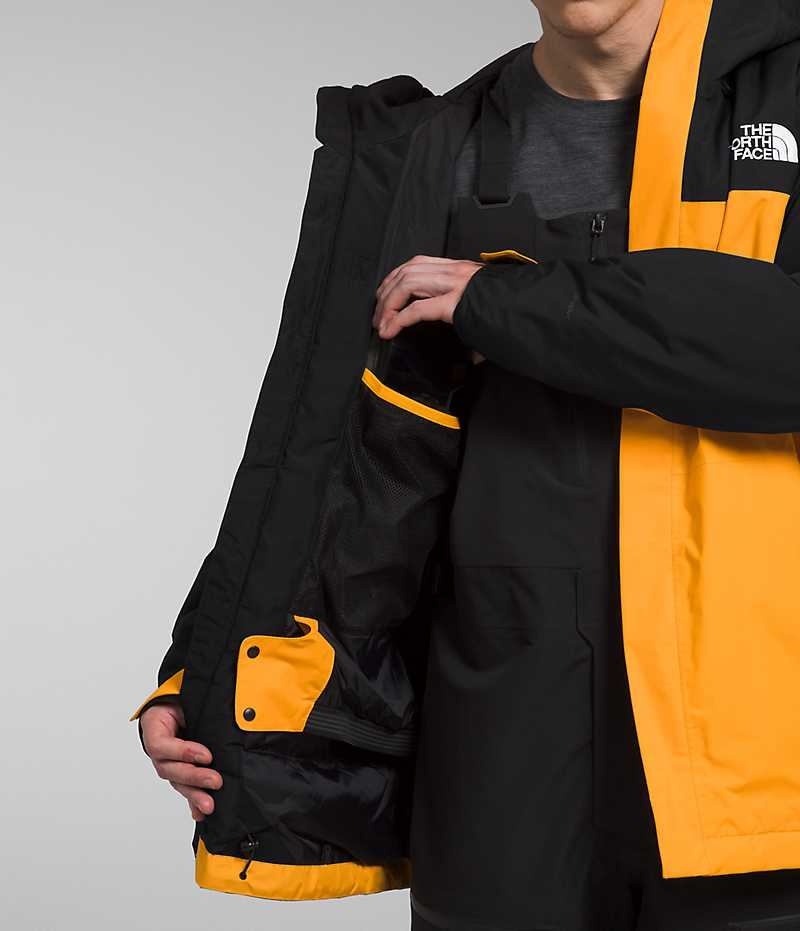 The North Face Freedom Isolerte Jakker Herre Gull Svarte | NORGE TPSGKU