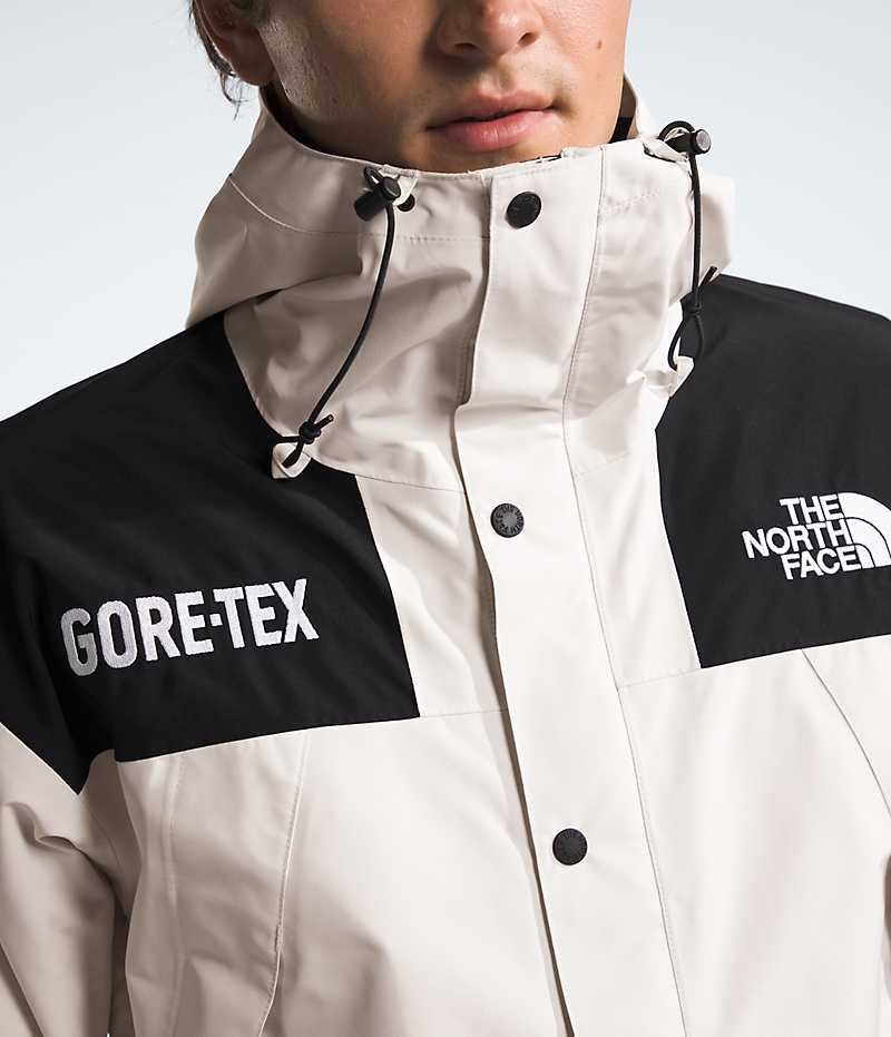 The North Face GTX Mountain Isolerte Jakker Herre Hvite Svarte | NORGE FQZBIC