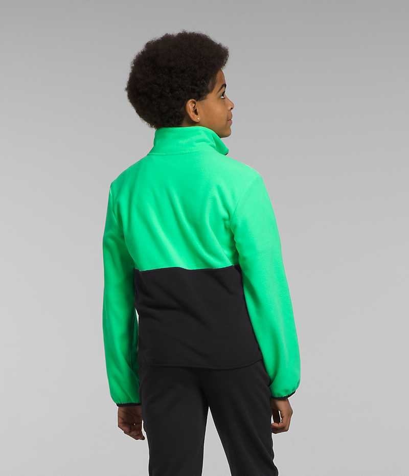 The North Face Glacier ¼-Zip Pullover Gutt Grønn | NORGE LWTRHP