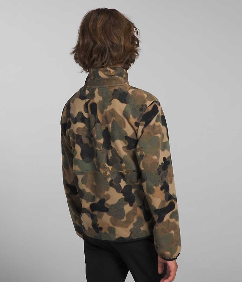 The North Face Glacier ¼-Zip Pullover Gutt Camouflage | OSLO CUZYPX