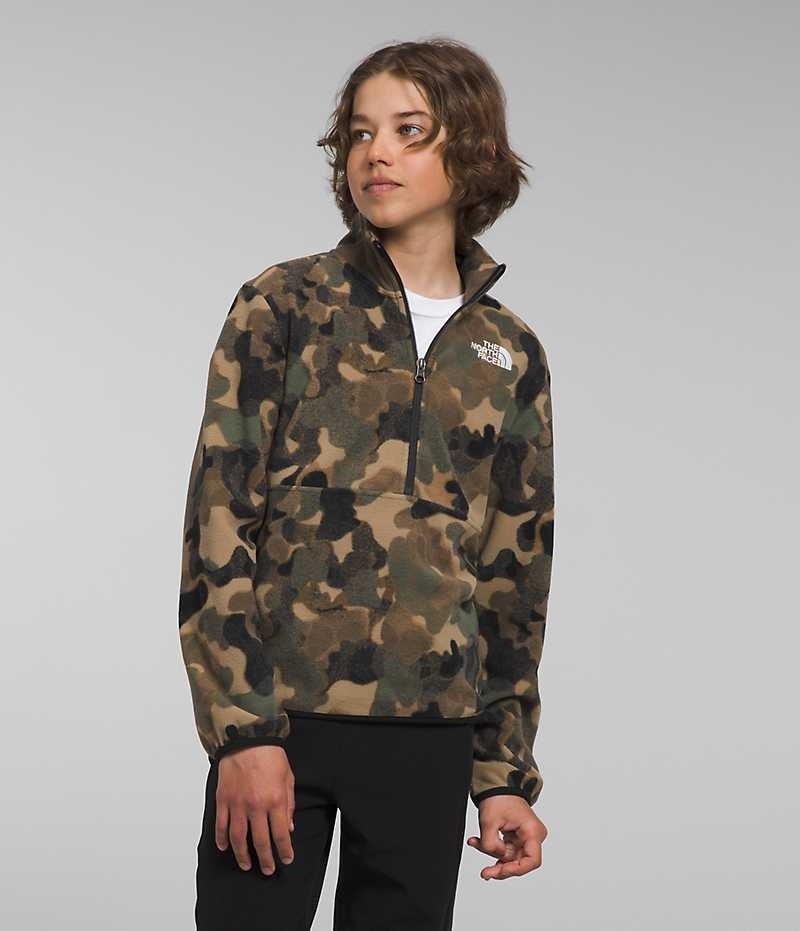 The North Face Glacier ¼-Zip Pullover Gutt Camouflage | OSLO CUZYPX