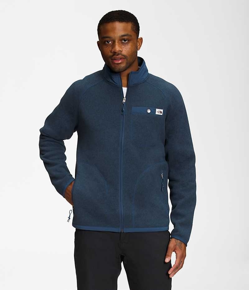 The North Face Gordon Lyons Full-Zip Fleecejakker Herre Blå | NORGE QZGADR