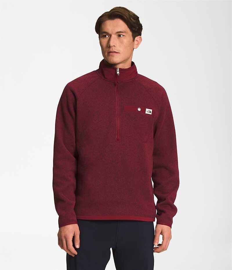 The North Face Gordon Lyons ¼-Zip Pullover Herre Rød | NORGE IZJLST