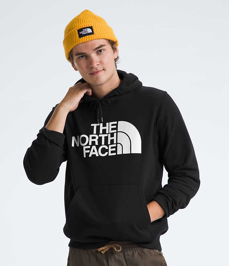 The North Face Half Dome Pullover Hettegenser Herre Svarte | NORGE EVRUBO