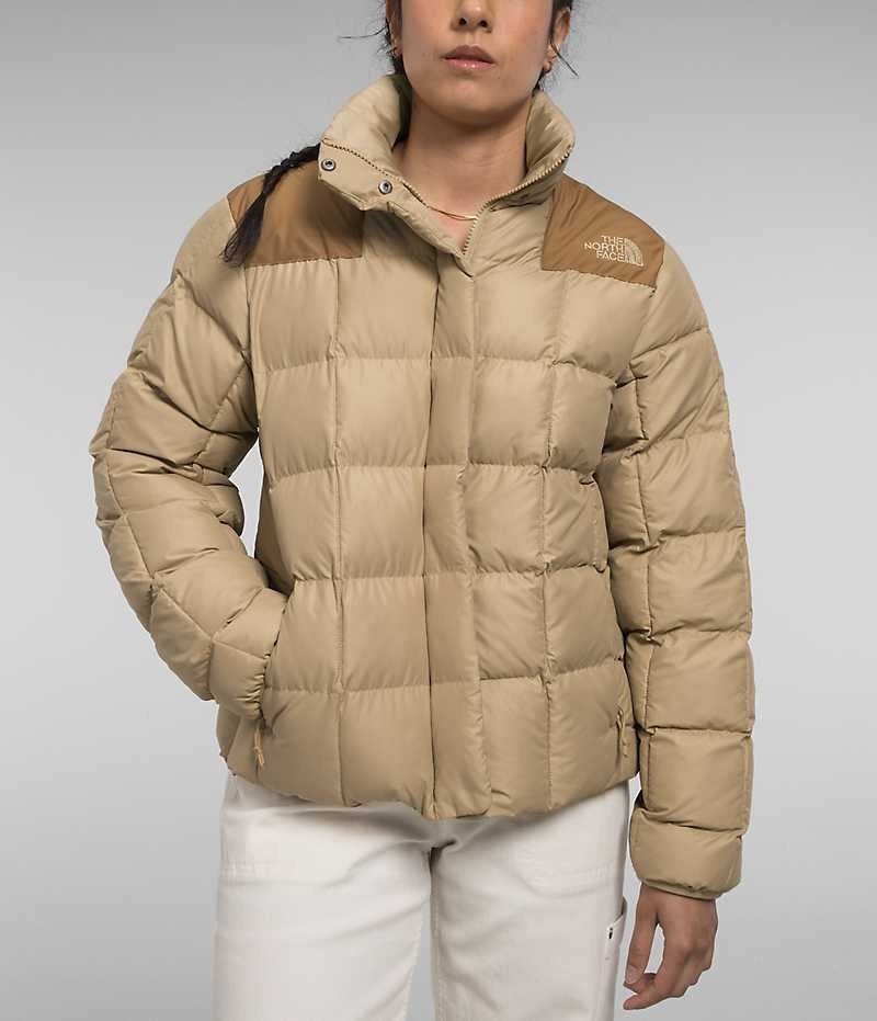 The North Face Lhotse Reversible Dunjakke Dame Khaki | OSLO ENOPSR