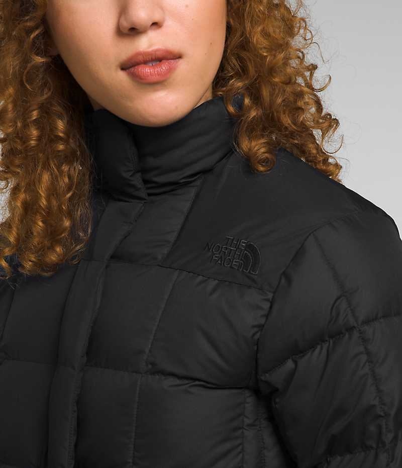 The North Face Lhotse Reversible Dunjakke Dame Svarte | OSLO YXFBWT