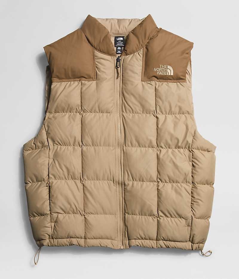 The North Face Lhotse Reversible Dunvest Herre Khaki | NORGE KMBRHN