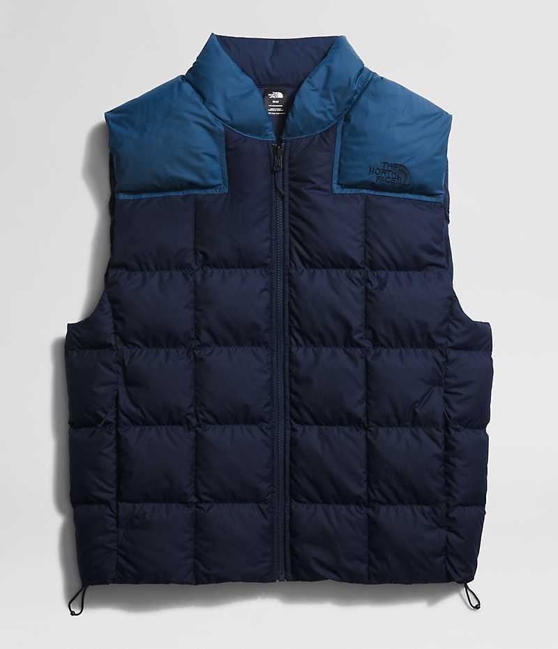 The North Face Lhotse Reversible Dunvest Herre Marineblå | OSLO ZVPJSN