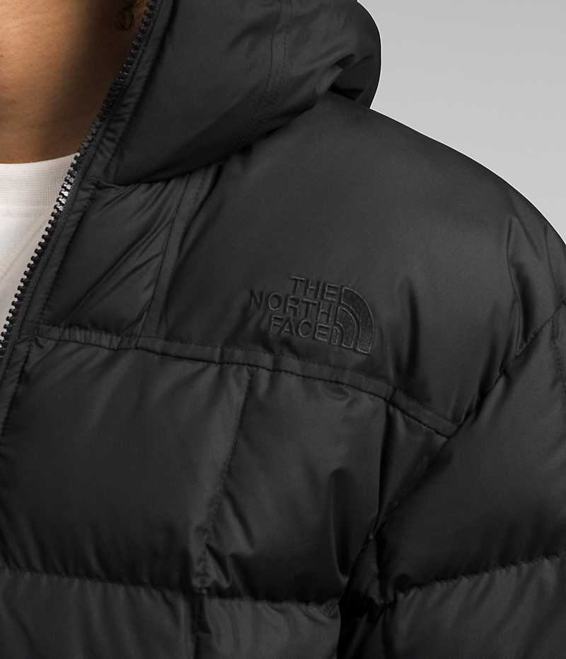 The North Face Lhotse Reversible Hoodie Dunjakke Herre Svarte | NORGE CMKHUF