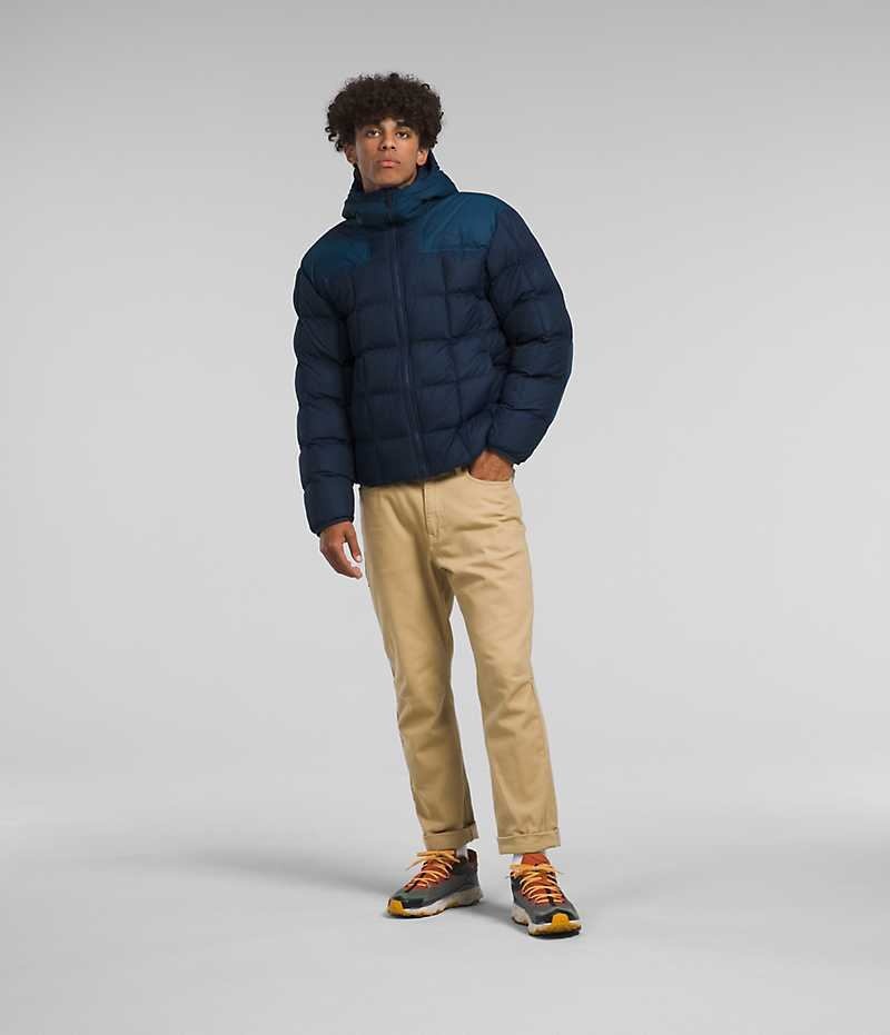 The North Face Lhotse Reversible Hoodie Dunjakke Herre Marineblå | OSLO FQTCNE