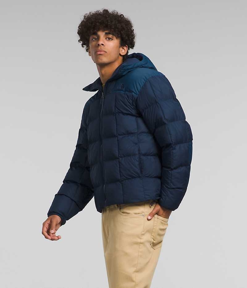 The North Face Lhotse Reversible Hoodie Dunjakke Herre Marineblå | OSLO FQTCNE