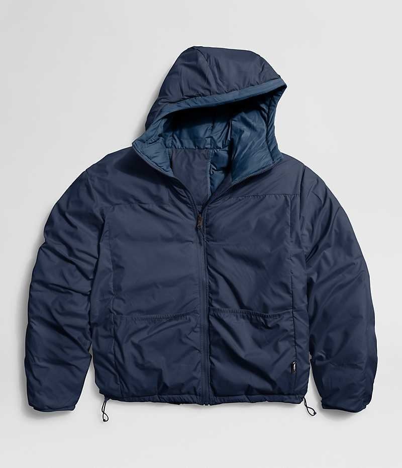 The North Face Lhotse Reversible Hoodie Dunjakke Herre Marineblå | OSLO FQTCNE