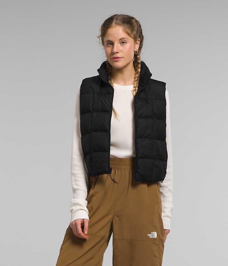 The North Face Lhotse Reversible Vest Dame Svarte | OSLO TIFYNU